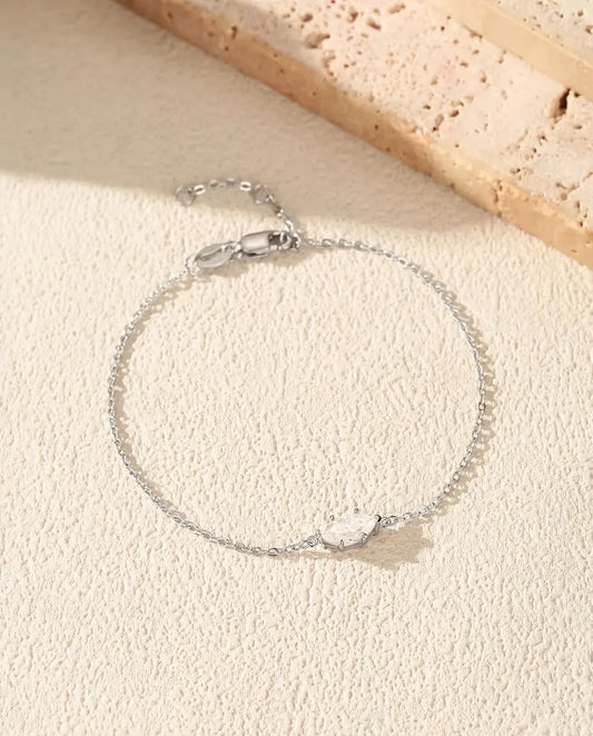 Armbånd med Marquise-Moissanite, 0,5 ct