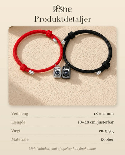 Armbånd med Billede Indeni - mål og materiale