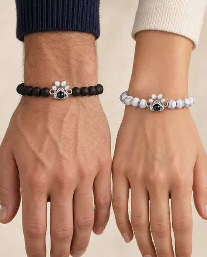 Armbånd med Billede Indeni - båret af et par