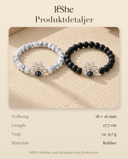 Armbånd med Billede Indeni - mål og materiale