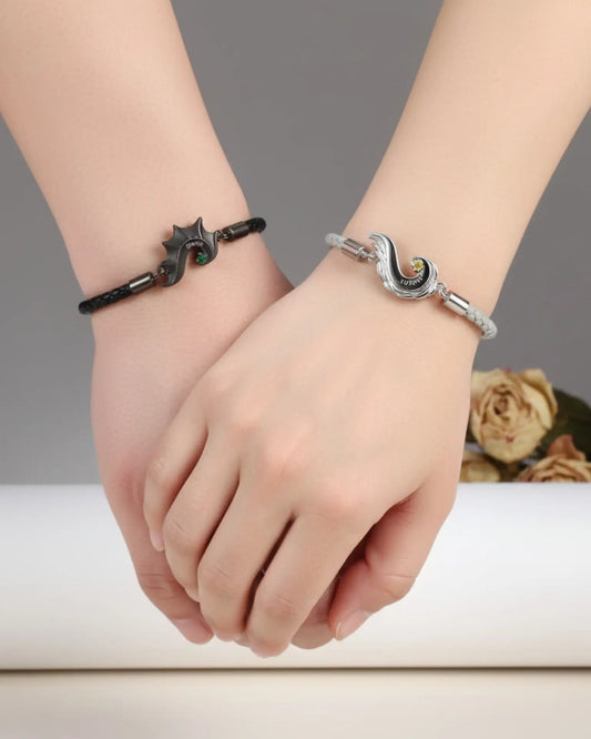 Matchende Armbånd – Drage- og Englevinge