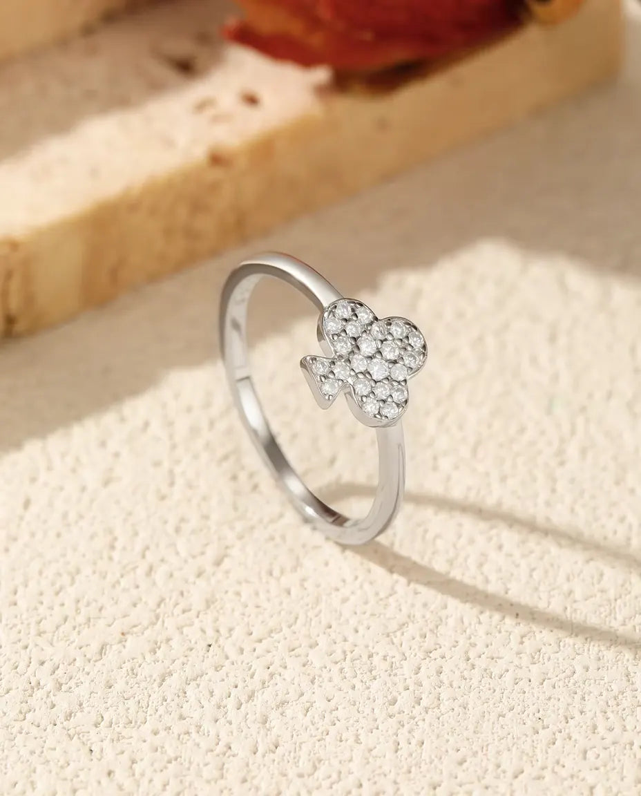 Moissanite-sæt med Klør: Armbånd, Ring, Øreringe